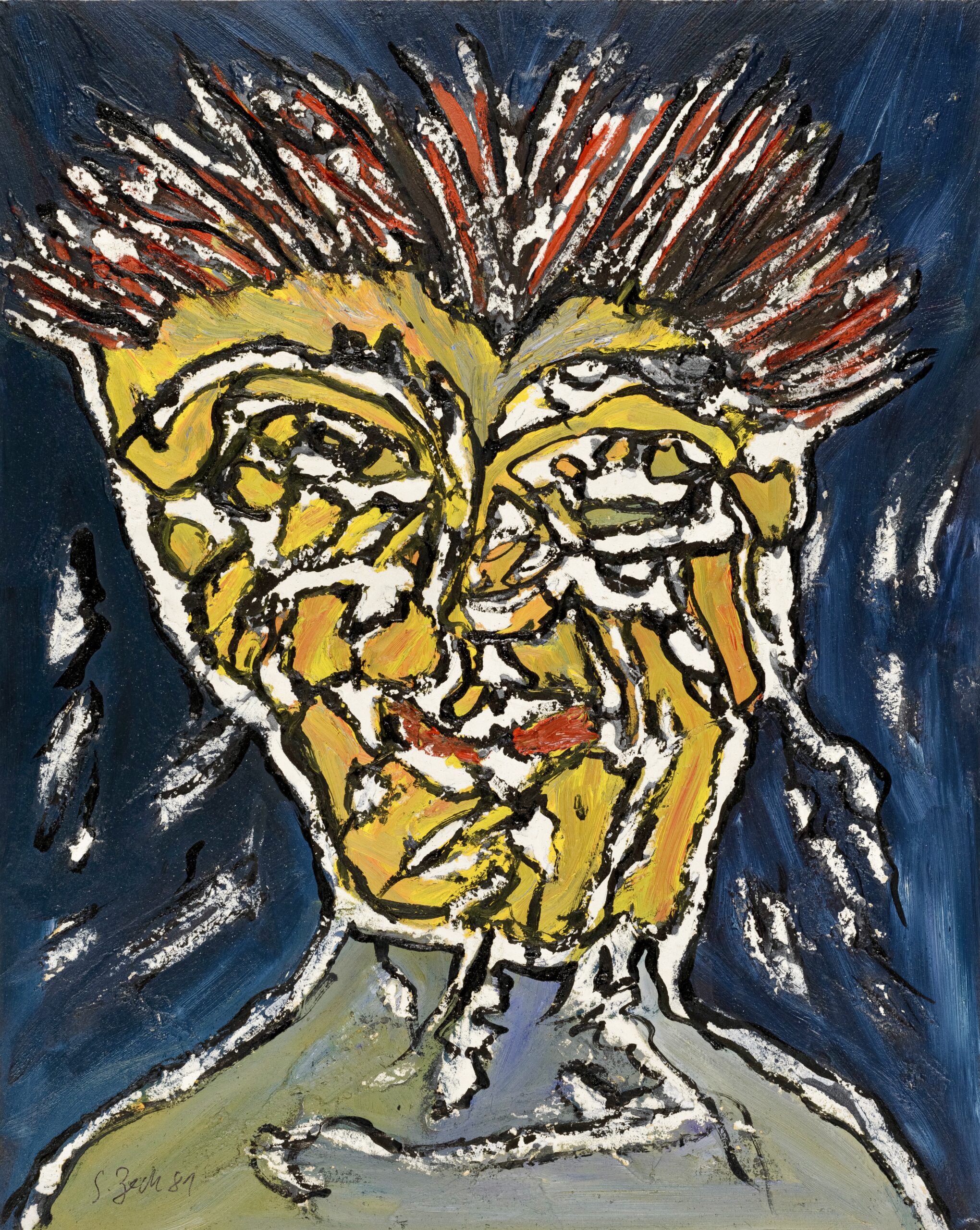 Gert Zech, Malerei, Figur und Farbe